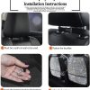 Pirador Car Seat Back Protectors Universal Fit PU Leather-4