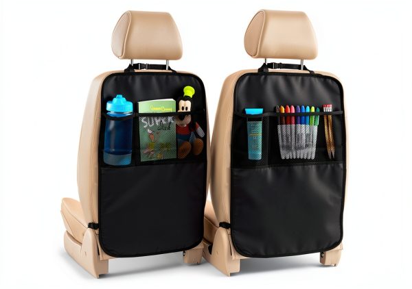 EcoNour Car Seat Protector Black 22 Inch Oxford Fabric-0