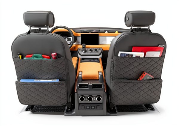 Car Back Seat Protector TAIKOO Kick Mat Blue-5