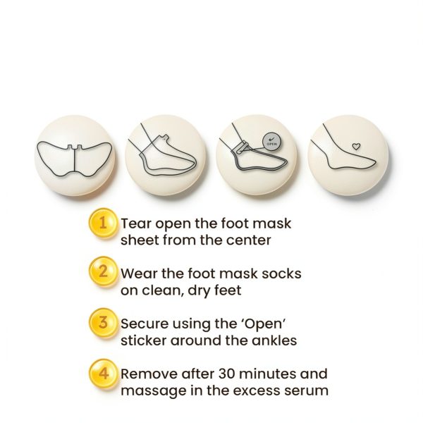 BLOOMORA Foot Mask Moisturizing Socks for Dry Feet-4