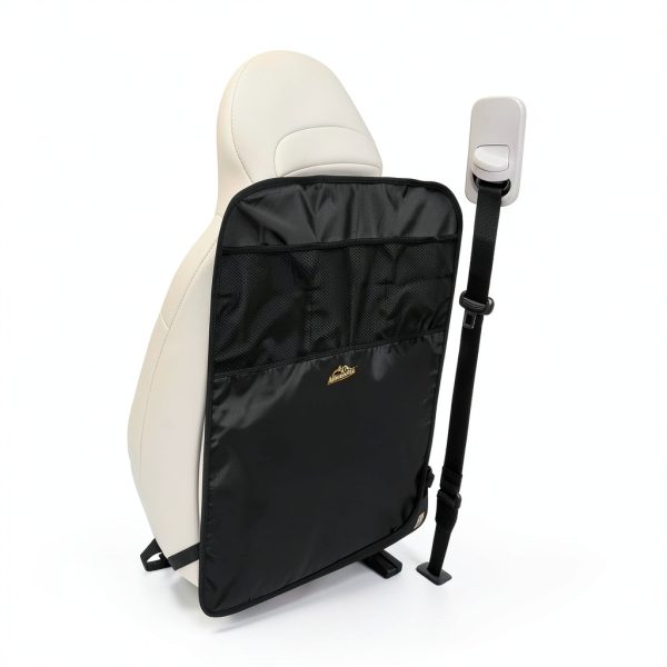 Car Backseat Kick Mat Armor All Black WaterResist-1