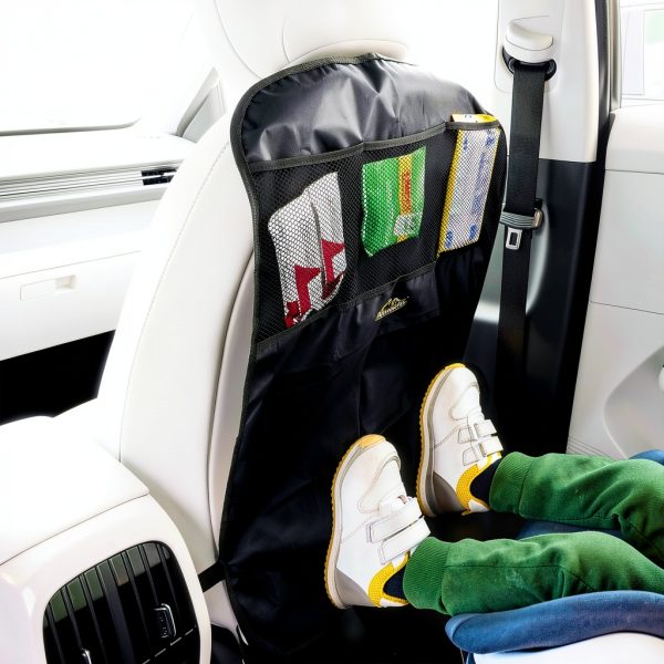 Car Backseat Kick Mat Armor All Black WaterResist-3