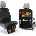 Car Seat Protector lebogner Adjustable Black-0