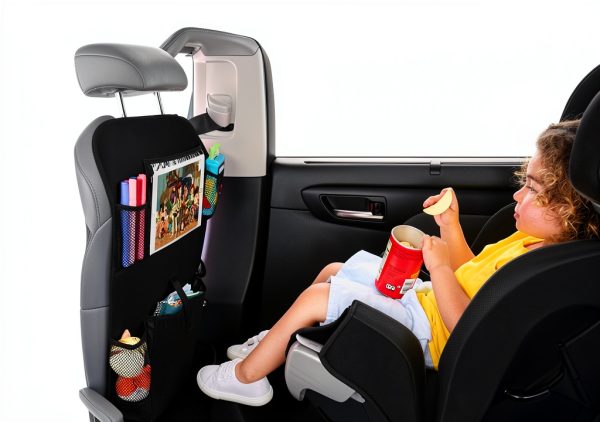 Car Seat Protector lebogner Adjustable Black-3