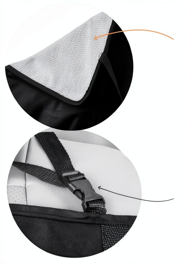 Car Seat Protector lebogner Adjustable Black-6