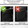Pirador Auto Seat Back Kick Protectors White 2 Pcs-3