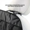 Car Backseat Kick Mat Armor All Black WaterResist-4
