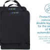 Enovoe Universal Fit Car Seat Back Protector 4-Pack Black-4