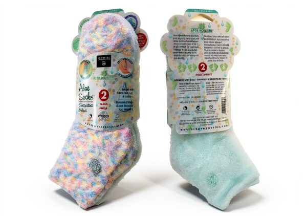Aloe Vera Moisturizing Socks Earth Therapeutics-1
