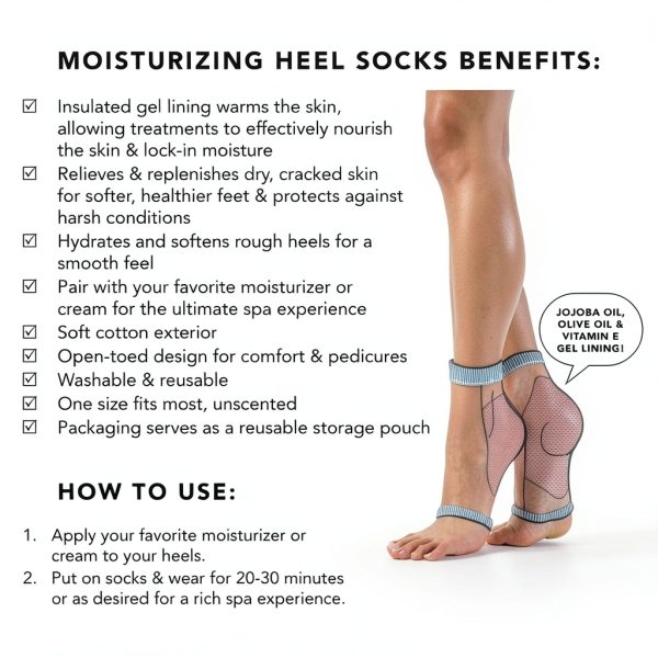 Kitsch Moisturizing Socks Cream Regular-8