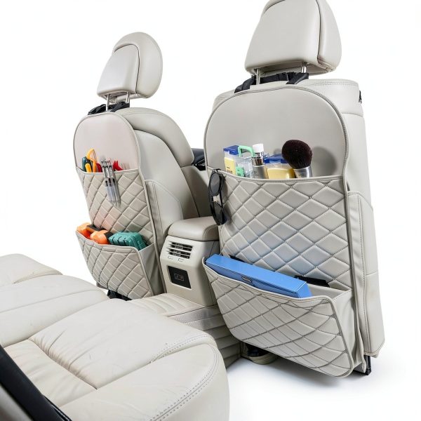 TAIKOO Grey Scratchproof Back Seat Protector for Cars-1