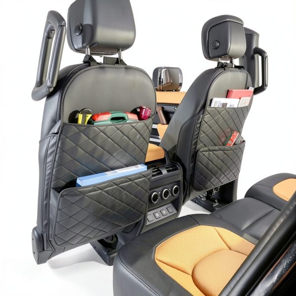 Car Back Seat Protector TAIKOO Kick Mat Blue-6