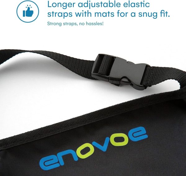 Enovoe Universal Fit Car Seat Back Protector 4-Pack Black-3