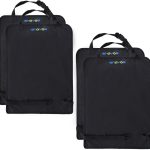 Enovoe Universal Fit Car Seat Back Protector 4-Pack Black-0