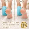 Moisturizing Gel Socks Love Lori Turquoise Aloe-1