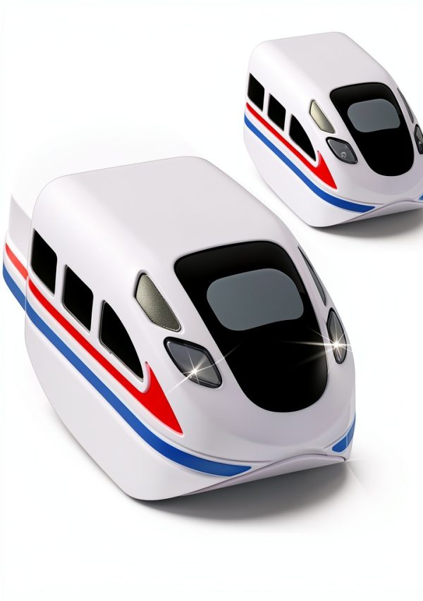KlickRail Train Set Expansion Generic ABS Trains-0