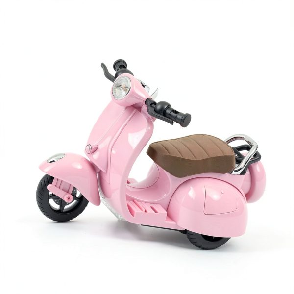 Doll Scooter Generic Mini Light Music Toy with LEDs and 360 Spin-1