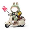 COSWHO Doll Scooter with LED Light Show and 360° Wheelie Stunts for-3