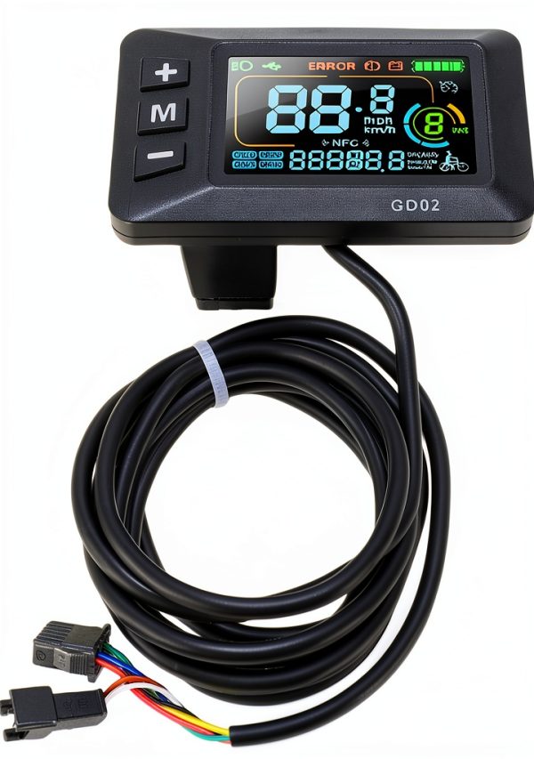 Keenso Electric Bike LCD Display Meter 22.2mm Universal Fit #611 ABS-0