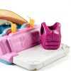 Barbie Floatable Speedboat with Pink Blue Design and Puppy Seat-4