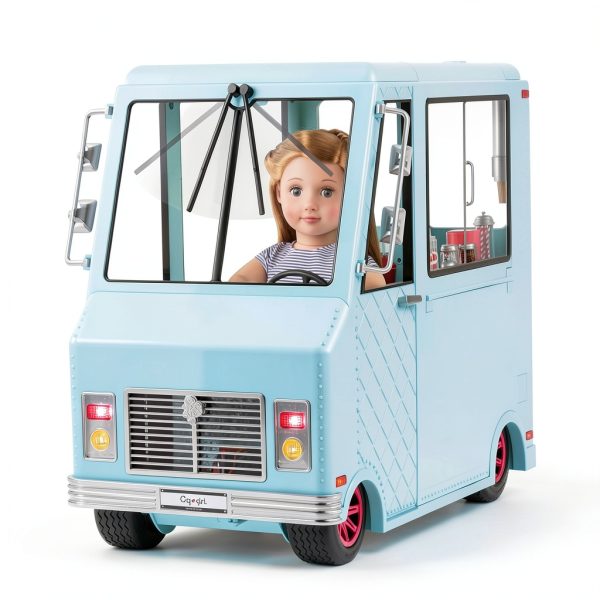 Ice Cream Truck Toy Branford Ltd. BD37252Z Doll Truck with 125 Pieces-8