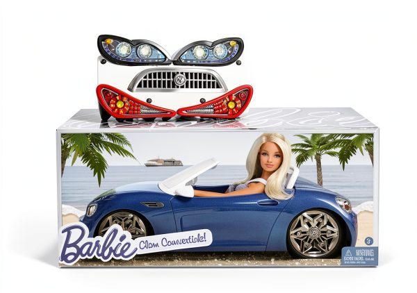 Barbie Glam Convertible Replacement Part with Sheet Model CGG92-5