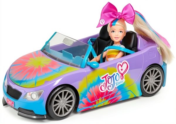 JoJo’s California Cruiser Just Play Doll Car Sparkly Ombre Tie‑Dye-1