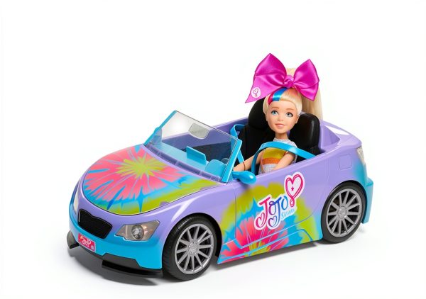 JoJo’s California Cruiser Just Play Doll Car Sparkly Ombre Tie‑Dye-0