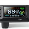 Keenso Electric Bike LCD Display Meter 22.2mm Universal Fit #611 ABS-1