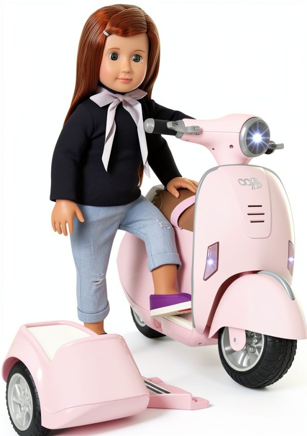 Our Generation Doll Scooter with Sidecar for 18‑inch Dolls-4
