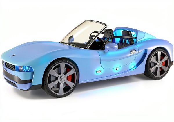 Rainbow High 8-in-1 Light Up Color Change Convertible Car for Dolls-0