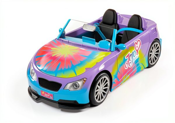 JoJo’s California Cruiser Just Play Doll Car Sparkly Ombre Tie‑Dye-5