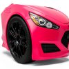 Barbie Convertible Car HBT92 Pink Sport Doll Car with Seatbelts-3