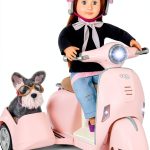 Our Generation Doll Scooter with Sidecar for 18‑inch Dolls-0