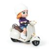COSWHO Doll Scooter with LED Light Show and 360° Wheelie Stunts for-1