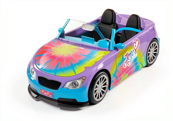 JoJo’s California Cruiser Just Play Doll Car Sparkly Ombre Tie‑Dye-2