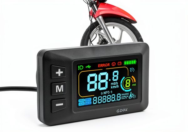 Keenso Electric Bike LCD Display Meter 22.2mm Universal Fit #611 ABS-4