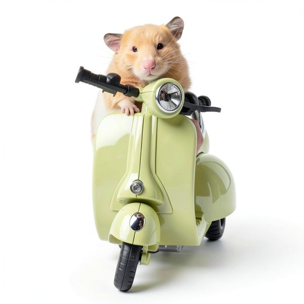 COSWHO Doll Scooter with LED Light Show and 360° Wheelie Stunts for-5