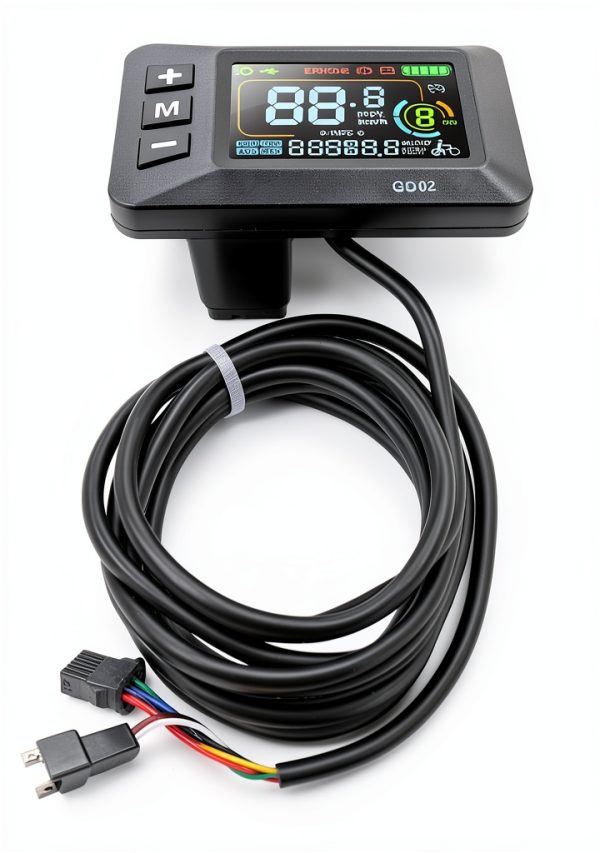 Keenso Electric Bike LCD Display Meter 22.2mm Universal Fit #611 ABS-8