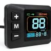 Keenso Electric Bike LCD Display Meter 22.2mm Universal Fit #611 ABS-7