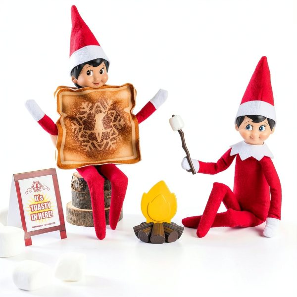 Elf on the Shelf Christmas Prop Set DIY Sweet Truck Polar Pizza-5