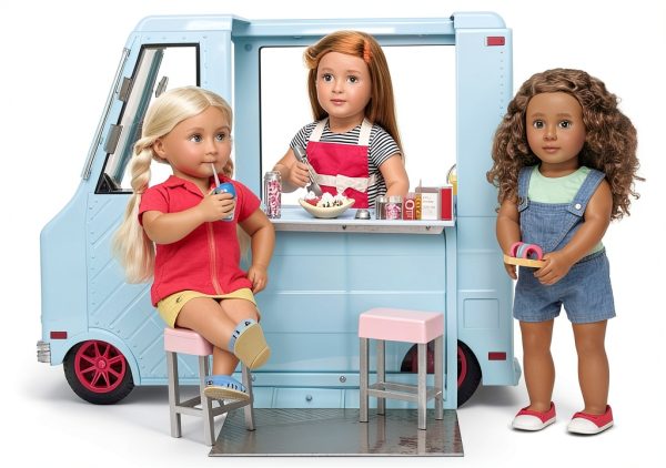 Ice Cream Truck Toy Branford Ltd. BD37252Z Doll Truck with 125 Pieces-7