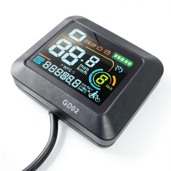 Keenso Electric Bike LCD Display Meter 22.2mm Universal Fit #611 ABS-6