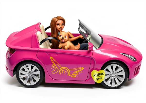 Dream Ella Car Cruiser Pink by MGA Entertainment Doll Car with Glitter-5