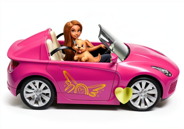 Dream Ella Car Cruiser Pink by MGA Entertainment Doll Car with Glitter-4