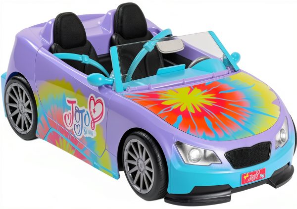 JoJo’s California Cruiser Just Play Doll Car Sparkly Ombre Tie‑Dye-4