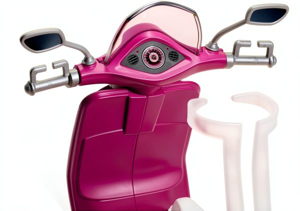 Barbie Doll Scooter GBK85 Pink Ride On for 10-20 Months-3