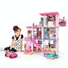 Barbie Convertible Car HBT92 Pink Sport Doll Car with Seatbelts-5