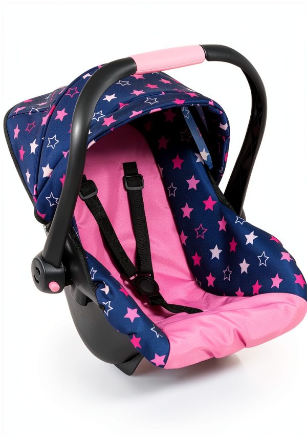 Bayer Design Deluxe Doll Car Seat with Sunshade and Rocker 18in-0
