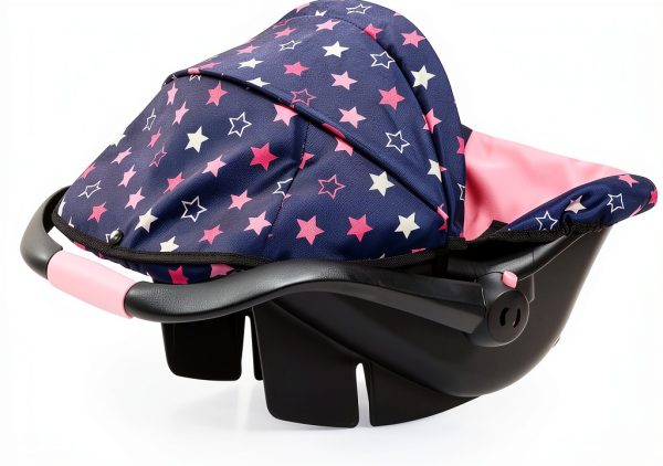 Bayer Design Deluxe Doll Car Seat with Sunshade and Rocker 18in-5